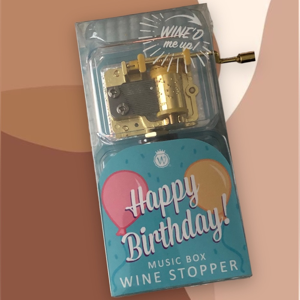 Birthday Music Box/Wine Stopper